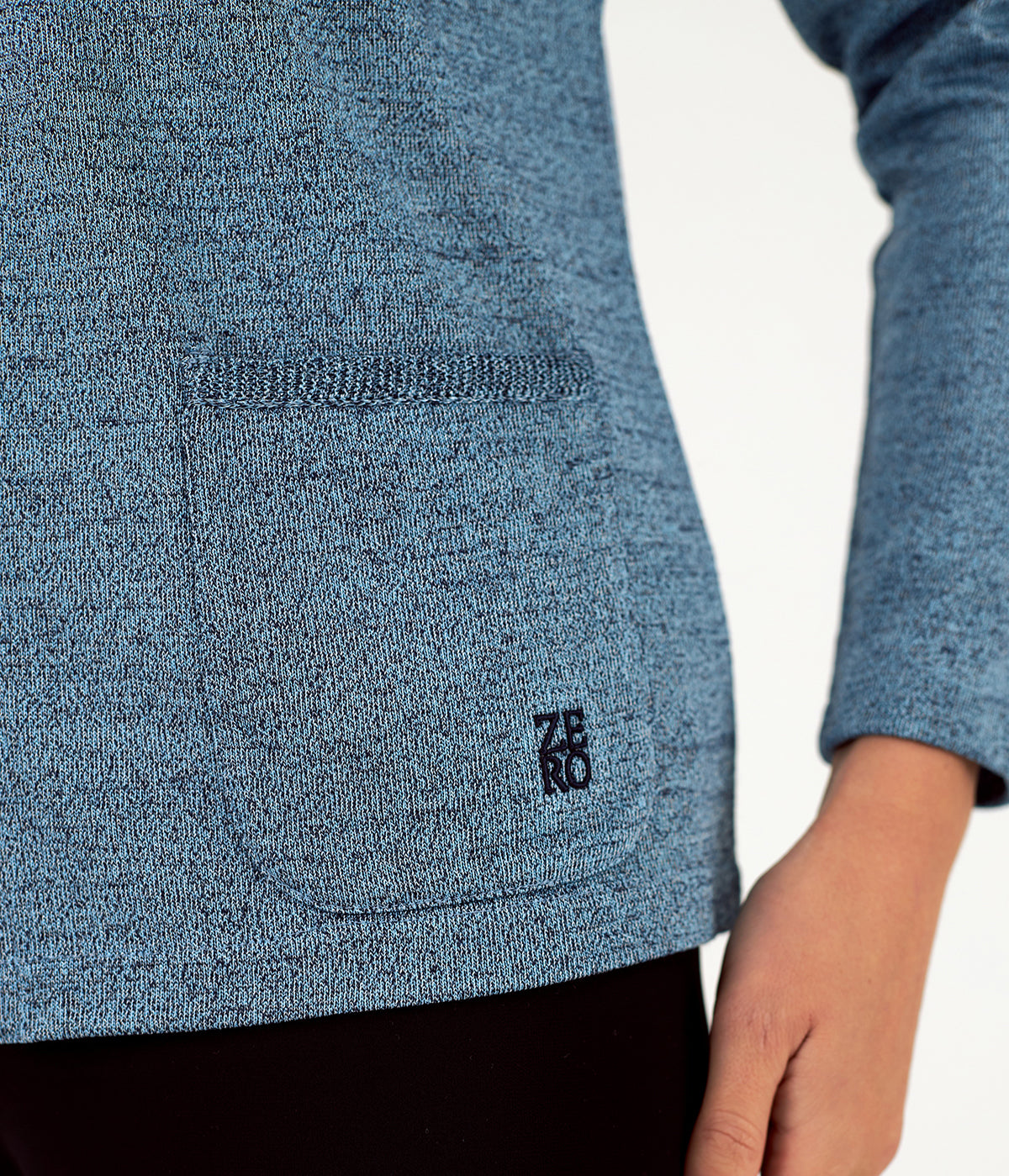 Chaqueta de mujer de punto cuello redondo