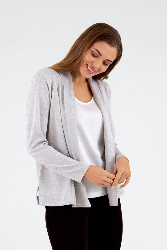 Chaqueta de mujer de punto abierta