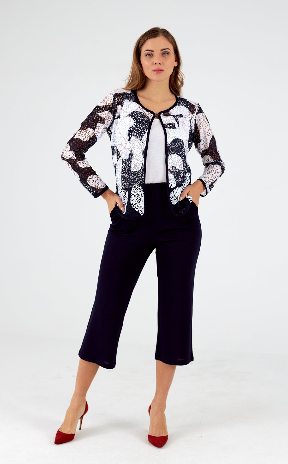Chaqueta de mujer abierta fantasía