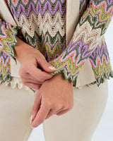 Chaqueta de mujer de punto abierta