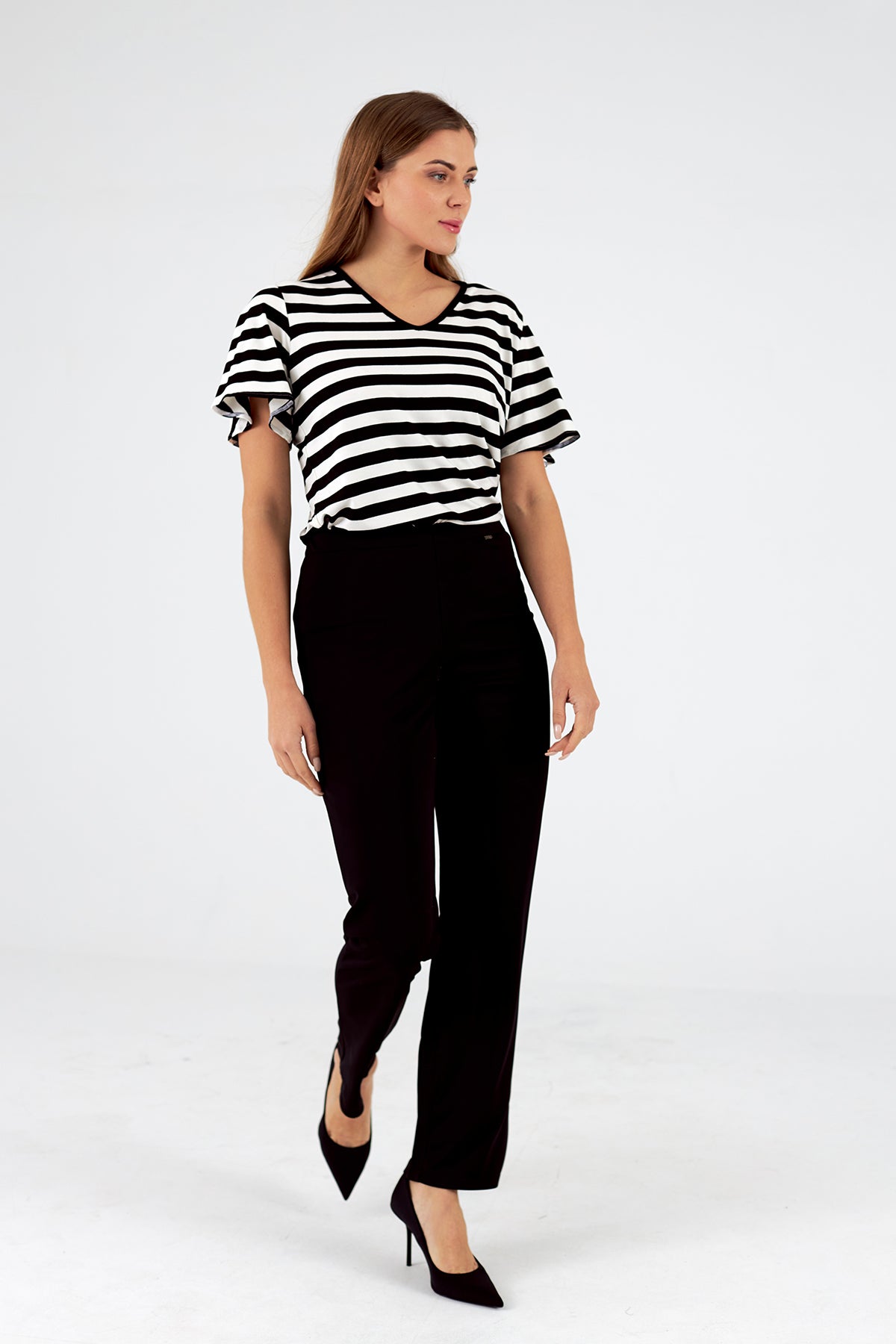 Pantalón de punto con goma cintura